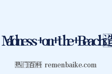 Madness+on+the+Beach造句是什么意思的图片